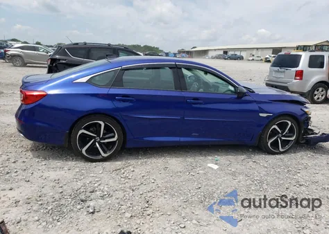 2021 Honda Accord Sport Se из США, поврежденный, VIN 1HGCV1F4XMA071982